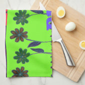 ラブガーリーリーハクナマタカラージョイント.png キッチンタオル (四つ折り)