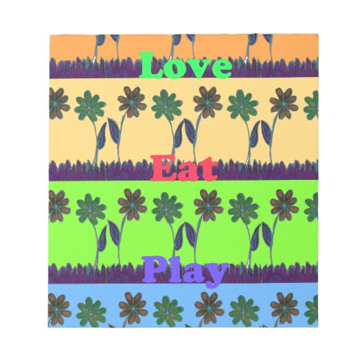 ラブガーリーリーハクナマタカラージョイント.png ノートパッド (正面)