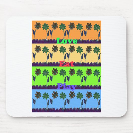 ラブガーリーリーハクナマタカラージョイント.png マウスパッド (正面)