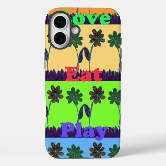 ラブガーリーリーハクナマタカラージョイント.png Case-Mate iPhoneケース (裏面)