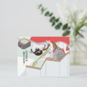 ラブガール新年 ポストカード (スタンド正面)