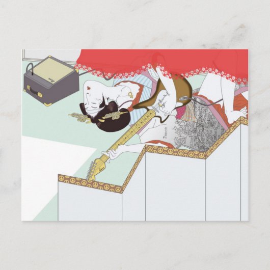 ラブガール葉書 ポストカード (正面)