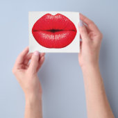 ラブキスホームオフィスカスタムビジネスのパーソナライズ チラシ (手)