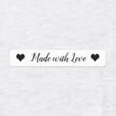 ラブキッズで作る洋服ラベル、シャツラベル ラベル (デザイン1)