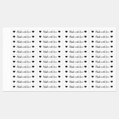 ラブキッズで作る洋服ラベル、シャツラベル ラベル (シート)