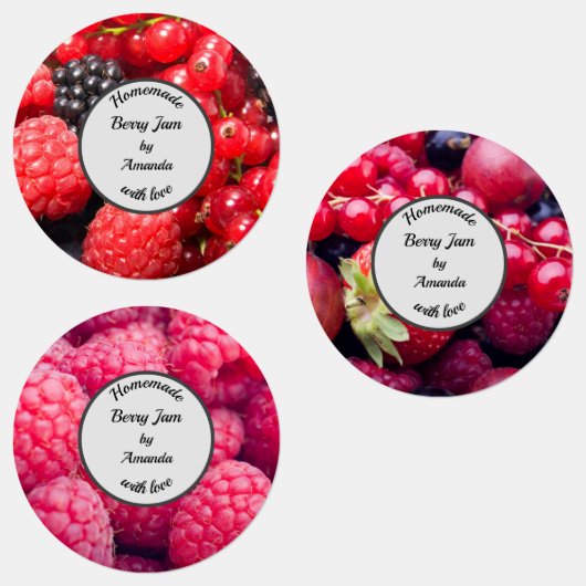 ラブキッチンアクセサリーフォトジャム付き手作り ラベル (グループ)