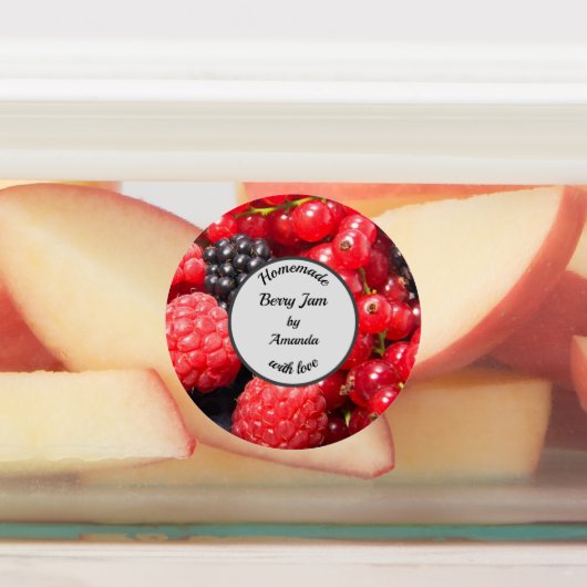 ラブキッチンアクセサリーフォトジャム付き手作り ラベル (貼付)