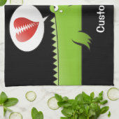 ラブキッチンタオルのワニ キッチンタオル (折り畳み)