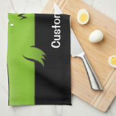 ラブキッチンタオルのワニ キッチンタオル (四つ折り)