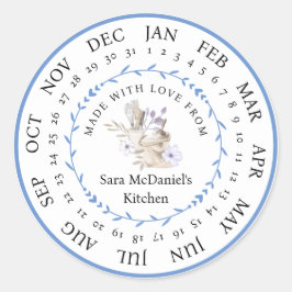 ラブキッチンフードシールでカスタマイズ可能 ラウンドシール