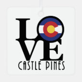 ラブキャッスルパインズコロラド メタルオーナメント (正面)