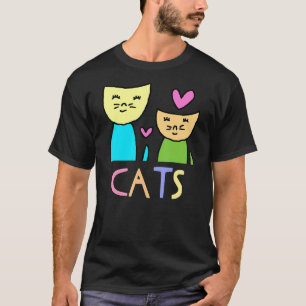 ラブキャッツスケッチバイジャドフェア Tシャツ