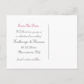 ラブキャッツセーブ・ザ・デート案内葉書 案内ポストカード (裏面)