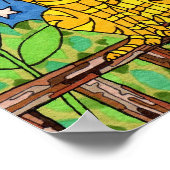 ラブキャッツフォークアート ポスター (角)