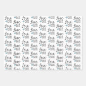 ラブキャッツラッピング紙シート ラッピングペーパーシート (正面3)