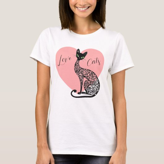 ラブキャッツ Tシャツ (正面)