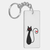 ラブキャットキーチェーン キーホルダー (正面左)