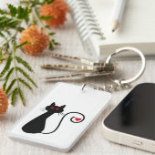 ラブキャットキーチェーン キーホルダー (正面右)