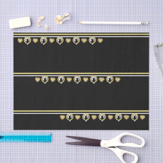 ラブキャットティッシュペーパーアディエラアコー 薄葉紙 (クラフト)