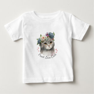 ラブキャットベビー ベビーTシャツ