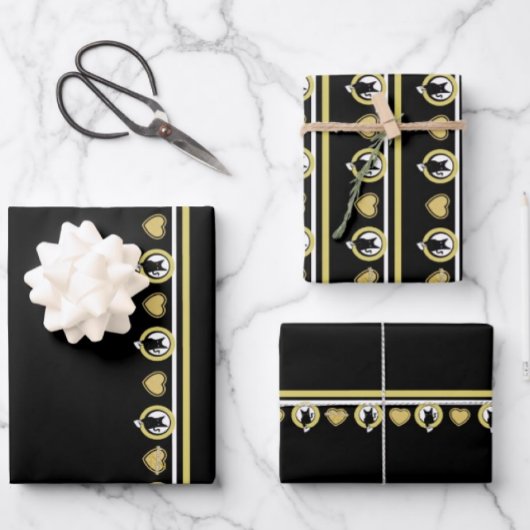 ラブキャットラッピング紙- Adiela Akoo ラッピングペーパーシート