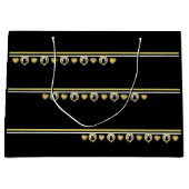 ラブキャットラージ抱き枕by詩人アディラ・アコー ラージペーパーバッグ (正面)