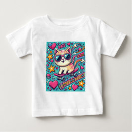 ラブキャット ベビーTシャツ