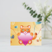 ラブキャット ポストカード (スタンド正面)