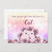 ラブキャット ポストカード (正面/裏面)