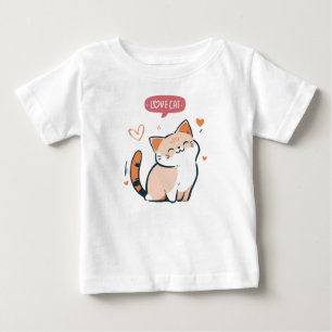 ラブキャットTシャツ ベビーTシャツ