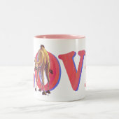 ラブキャメルツートーンコーヒーマグ ツートーンマグカップ (中央)