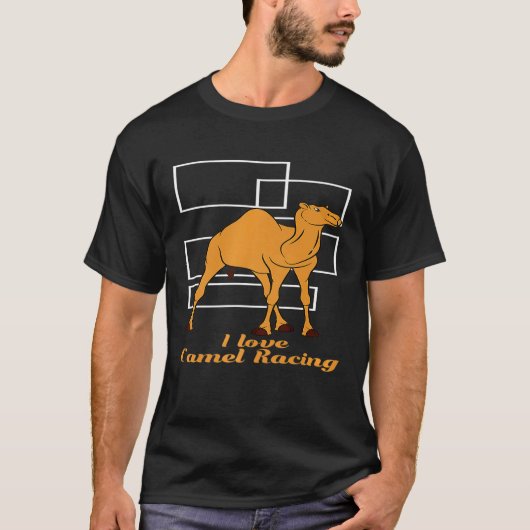 ラブキャメルレーシングアニマルキャメル Tシャツ (正面)
