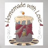 ラブキャンドル付き自家製 ポスター (正面)