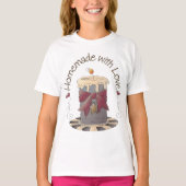 ラブキャンドル付き自家製 Tシャツ (正面)