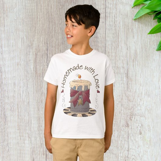 ラブキャンドル付き自家製 Tシャツ