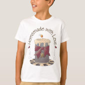 ラブキャンドル付き自家製 Tシャツ (正面)