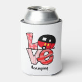 ラブキャンピング#Camping 缶クーラー (缶正面)