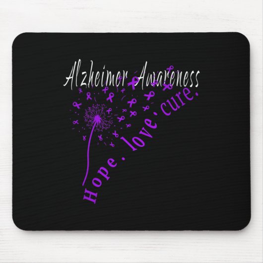 ラブキュアアルザハイマーハイマー病の意識1 マウスパッド (正面)