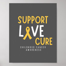 ラブキュア小児癌を支援するポスター&プリント ポスター