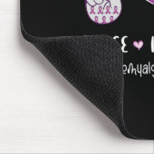 ラブキュア線維筋痛認識度メンズウィメンズキッズ マウスパッド (コーナー)