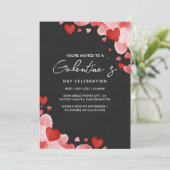 ラブキュートな妻ティーンガール ガレンティーンズデーのホリデー 招待状 (スタンド正面)