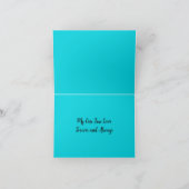 ラブキュートデイジーフラワーバレンタイン カード (内部)