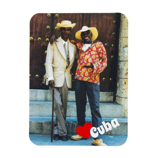 ラブキューバ、キューバ人男性 マグネット (縦)