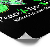 ラブキュールグリーンリボン腎臓病認識度ギ ポスター (角)