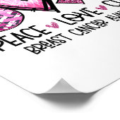 ラブキュールピンクリボンガン乳認識度 ポスター (角)