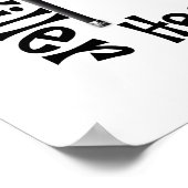 ラブキラーヒールガーリーシューグラフィック ポスター (角)