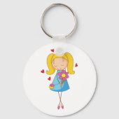 ラブキーチェーンの女の子 キーホルダー (裏面)