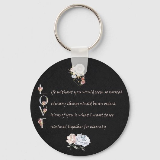 ラブキーリング キーホルダー (正面)
