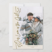 ラブギフトクリスマスニューリニューアル写真クリーム シーズンカード (正面)