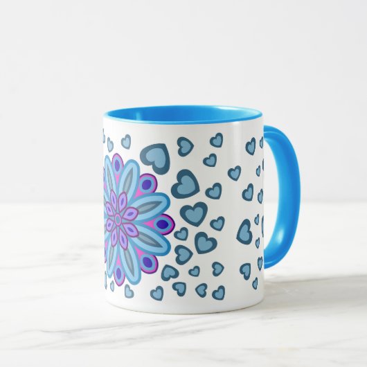 ラブギフトバレンタイン妻の夫ボーイフレンド マグカップ (正面右)